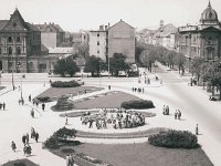 Trg maršala Tita (današnji Trg Republike Hrvatske) 25. travnja 1958. godine
